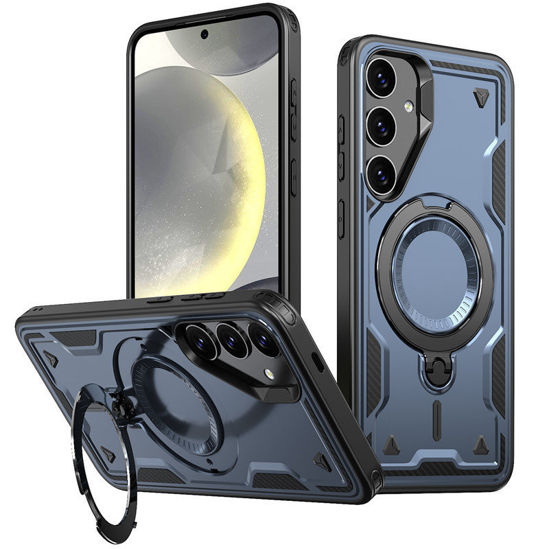 Reiko 360¡ã Rotating Magnetic Versatile Stand Navy Compatible with SAMSUNG A26 , PC73-SAMA26NV